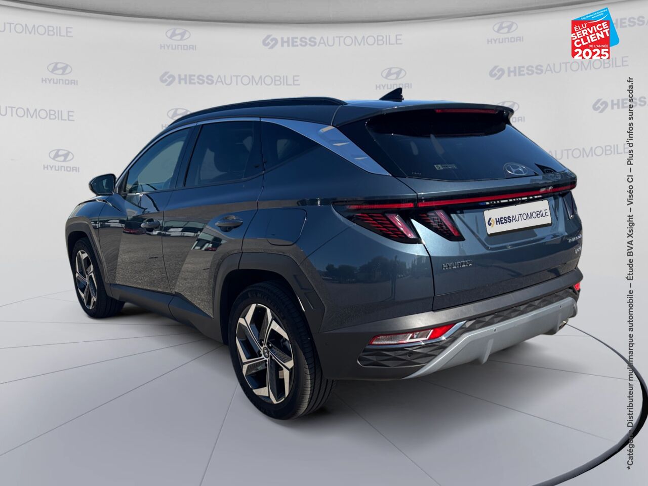 Véhicule d'occasion HYUNDAI TUCSON 1.6 T-GDI 230CH HYBRID EXECUTIVE BVA6 TOUVRANT SIEGES CHAUF/VENTIL/CUIR VOLANT CHAUF GPS chez Toyota Saint Dizier