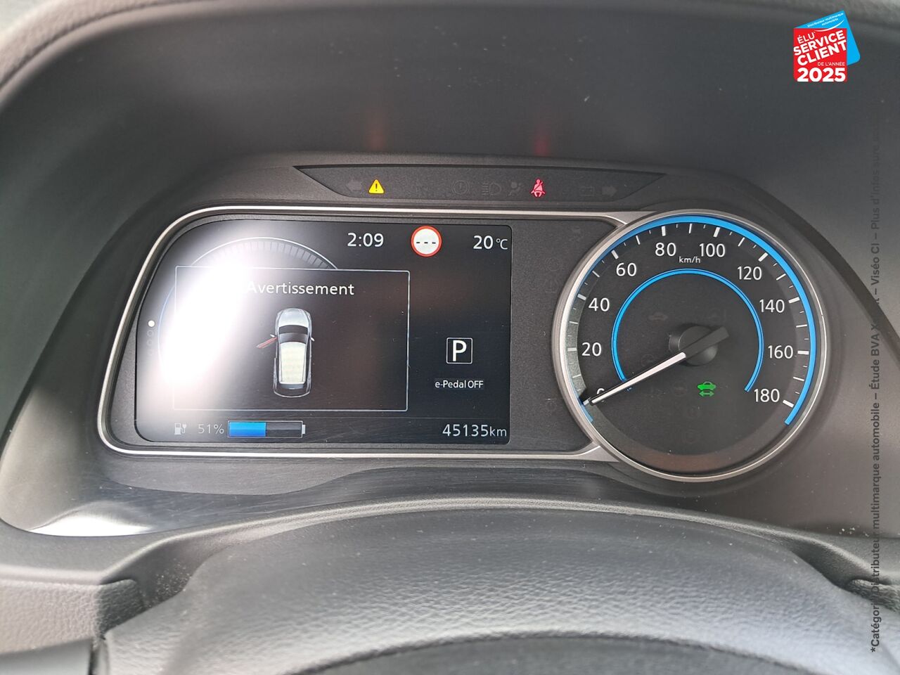 Véhicule d'occasion NISSAN LEAF 150CH 40KWH ACENTA 21.5 chez Renault Saint-Louis
