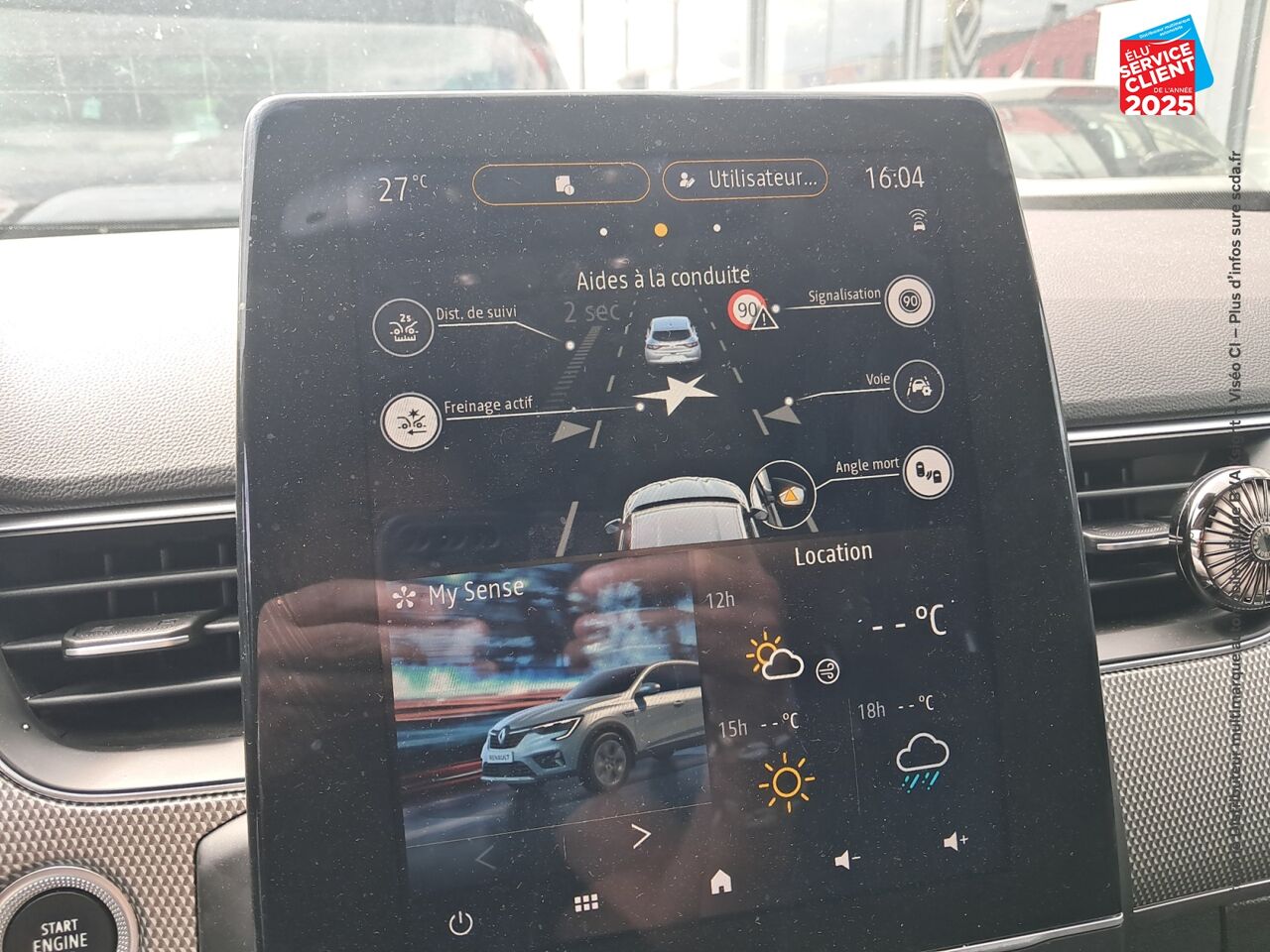 Véhicule d'occasion RENAULT ARKANA 1.3 TCE MILD HYBRID 140CH TECHNO EDC -22 GPS CAMERA chez Renault Mulhouse