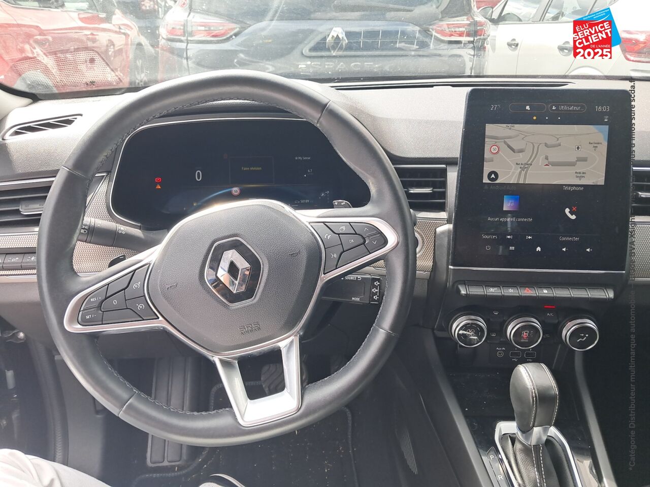 Véhicule d'occasion RENAULT ARKANA 1.3 TCE MILD HYBRID 140CH TECHNO EDC -22 GPS CAMERA chez Renault Mulhouse