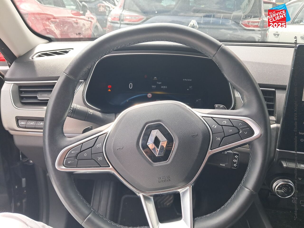 Véhicule d'occasion RENAULT ARKANA 1.3 TCE MILD HYBRID 140CH TECHNO EDC -22 GPS CAMERA chez Renault Mulhouse