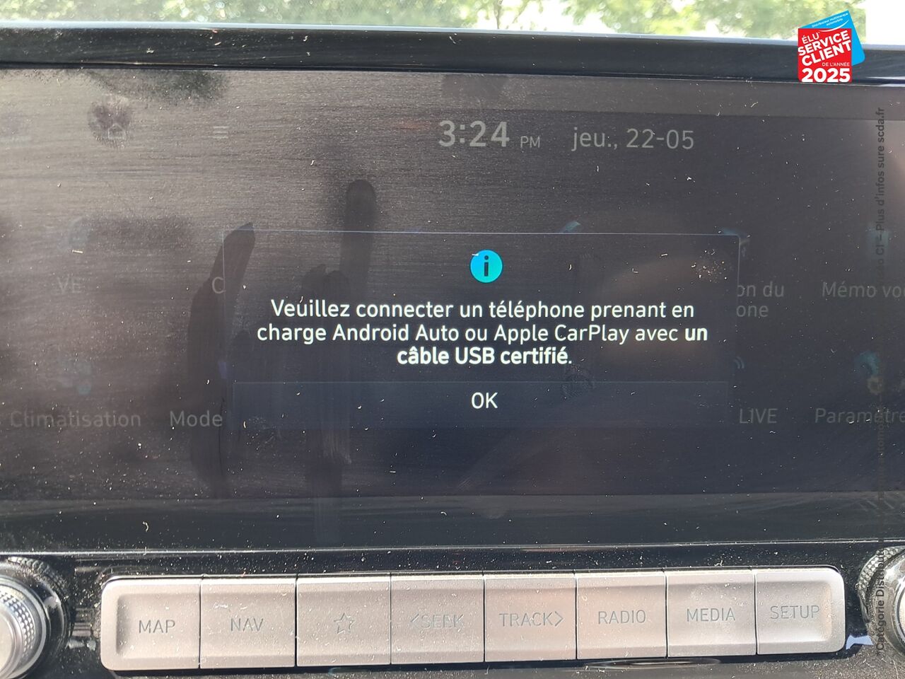 Véhicule d'occasion HYUNDAI KONA ELECTRIC 39KWH - 136 CH CREATIVE chez Hyundai Epernay