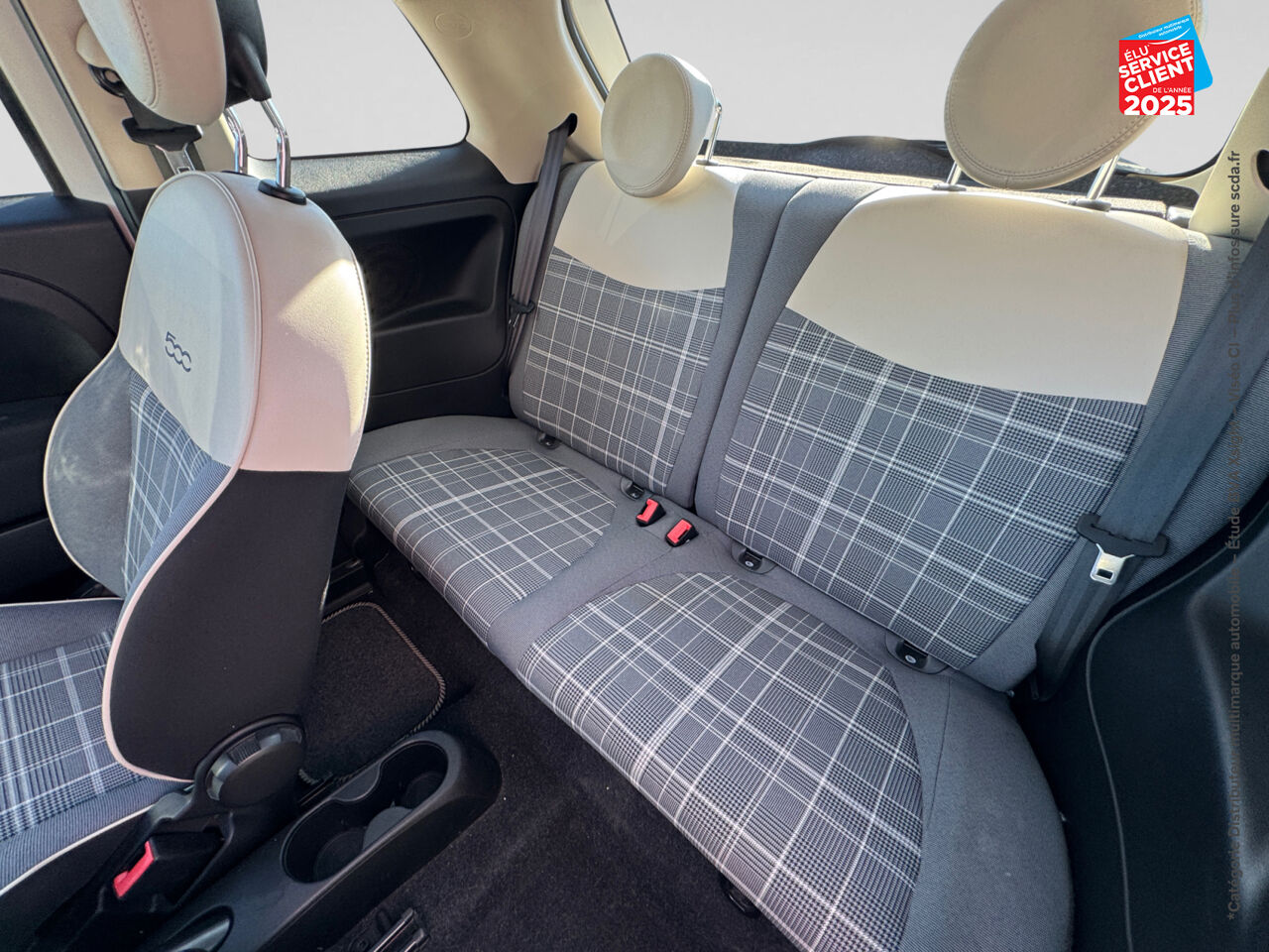 Véhicule d'occasion FIAT 500 1.2 8V 69CH LOUNGE TPANO chez Renault Sélestat