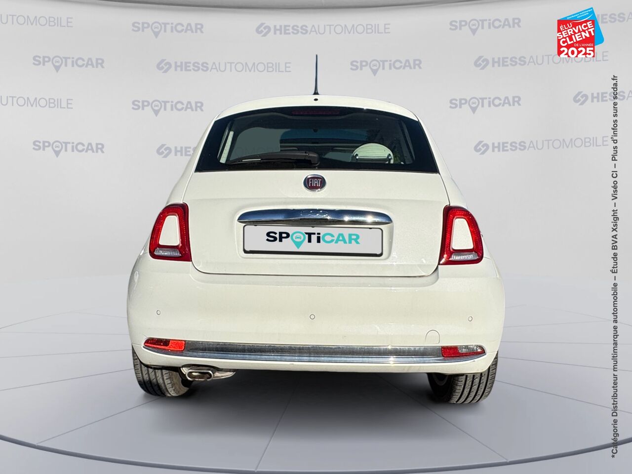 Véhicule d'occasion FIAT 500 1.2 8V 69CH LOUNGE TPANO chez Renault Sélestat