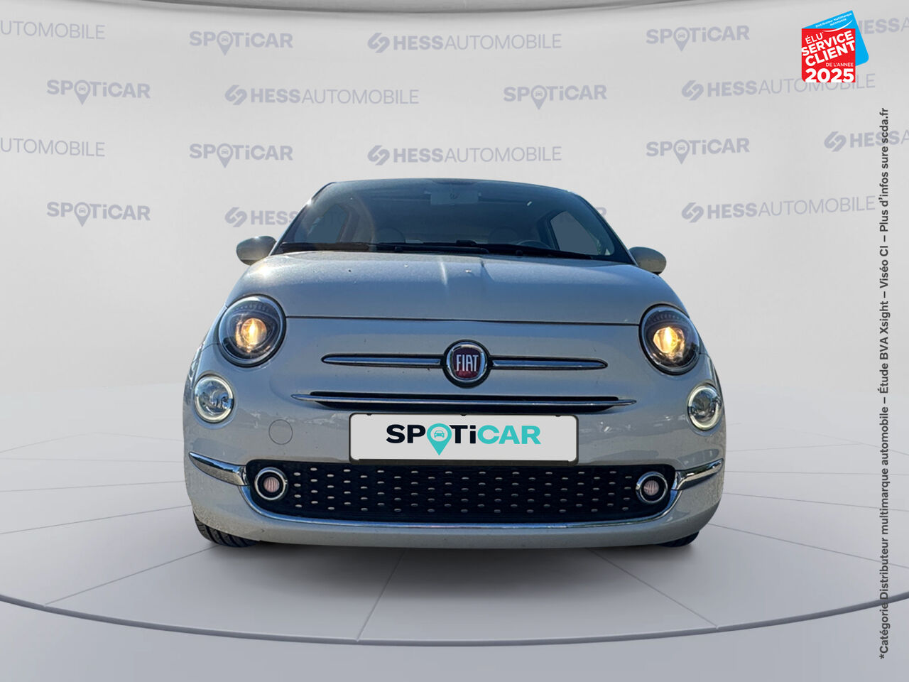 Véhicule d'occasion FIAT 500 1.2 8V 69CH LOUNGE TPANO chez Renault Sélestat