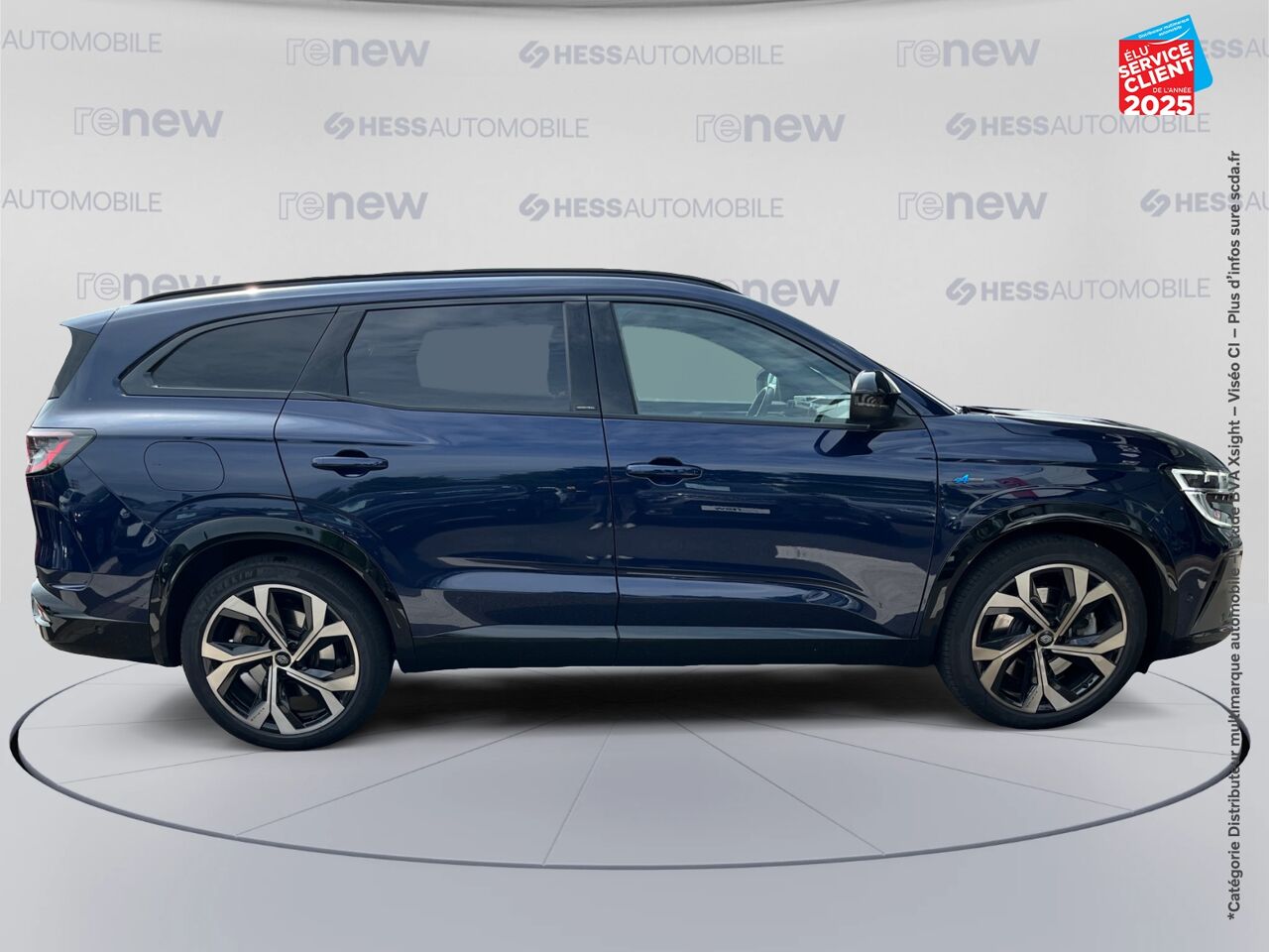 Véhicule d'occasion RENAULT ESPACE 1.2 E-TECH FULL HYBRID 200CH ESPRIT ALPINE 7 PLACES - 24 TPANO GPS CAMERA chez Toyota Thionville