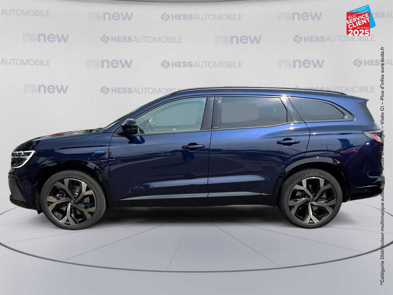 Véhicule d'occasion RENAULT ESPACE 1.2 E-TECH FULL HYBRID 200CH ESPRIT ALPINE 7 PLACES - 24 TPANO GPS CAMERA chez Toyota Thionville