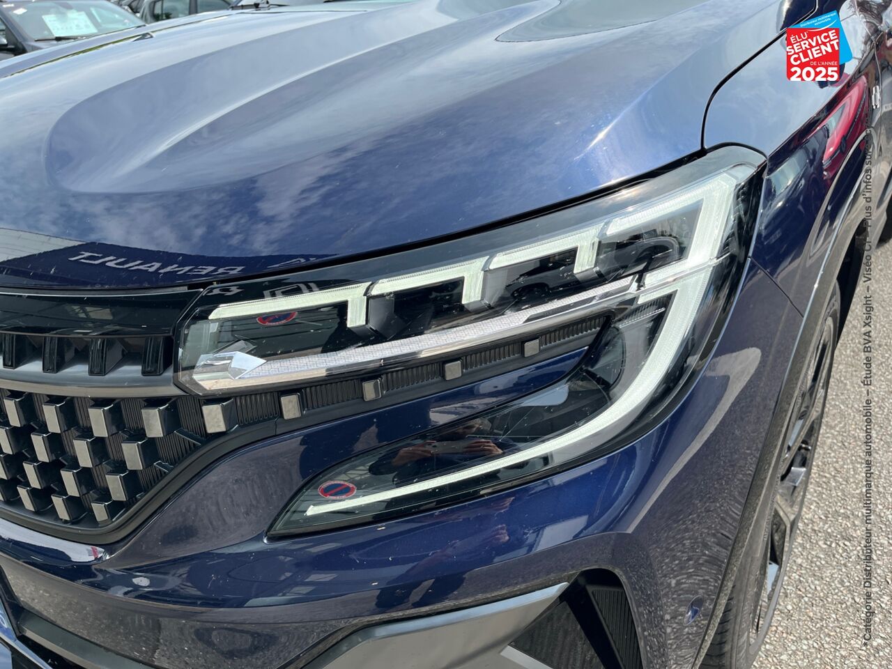 Véhicule d'occasion RENAULT ESPACE 1.2 E-TECH FULL HYBRID 200CH ESPRIT ALPINE 7 PLACES - 24 TPANO GPS CAMERA chez Toyota Thionville