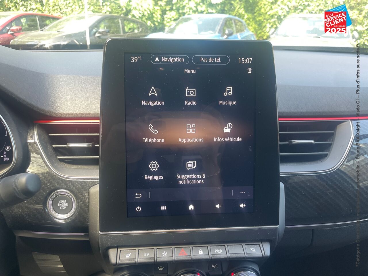 Véhicule d'occasion RENAULT ARKANA 1.6 E-TECH HYBRIDE 145CH RS LINE FAST TRACK GPS chez Renault Sélestat