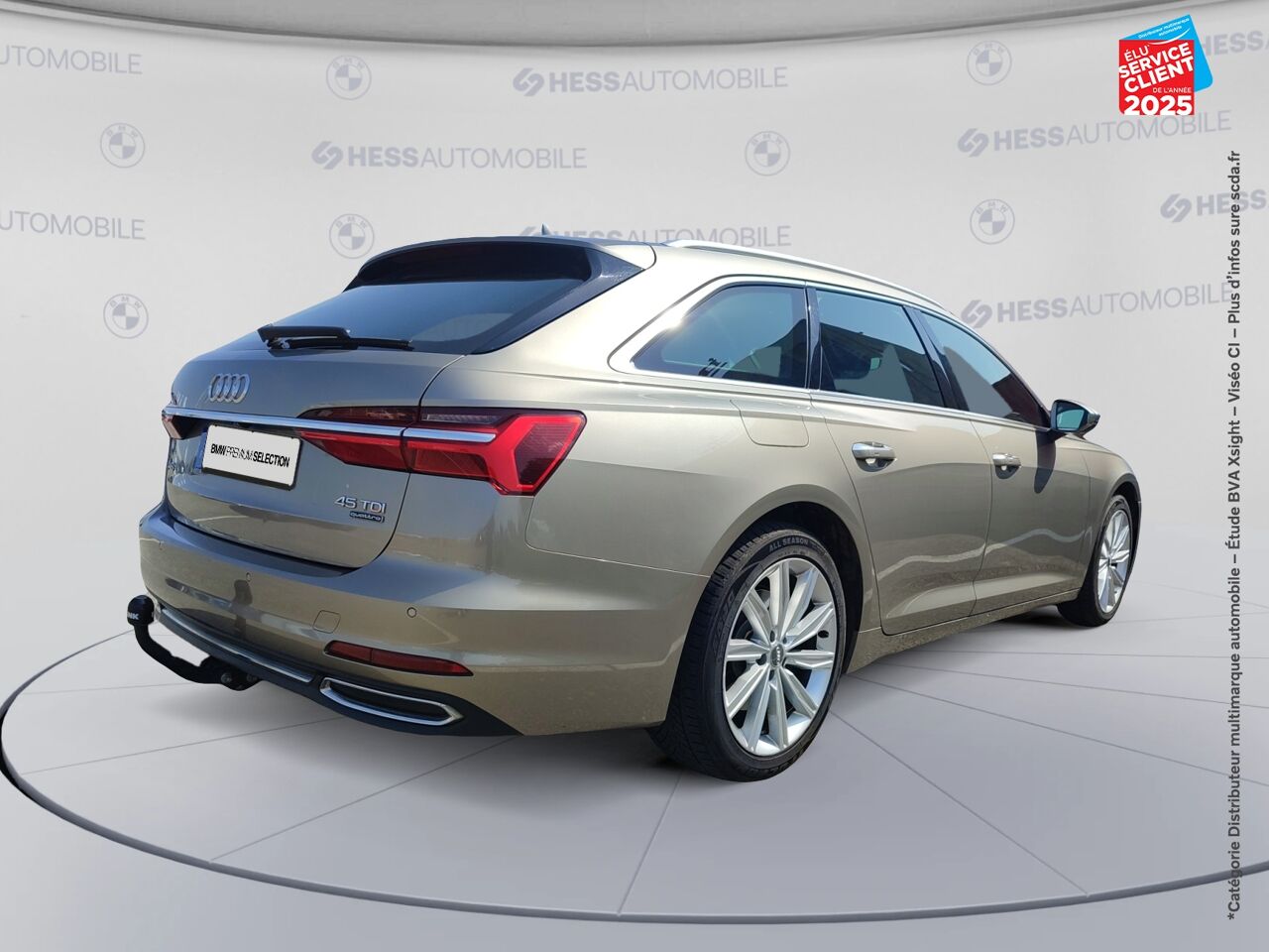 Véhicule d'occasion AUDI A6 AVANT 45 TDI 231CH AVUS QUATTRO TIPTRONIC SIEGE CHAUF CAMERA GPS ATTELAGE chez BMW Lons le Saunier