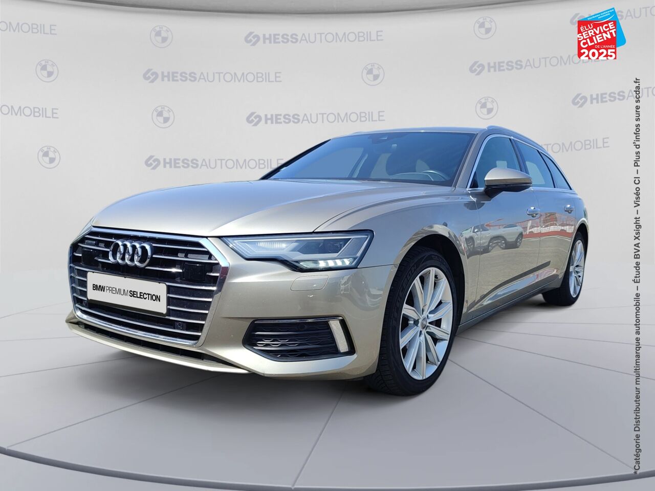 Véhicule d'occasion AUDI A6 AVANT 45 TDI 231CH AVUS QUATTRO TIPTRONIC SIEGE CHAUF CAMERA GPS ATTELAGE chez BMW Lons le Saunier
