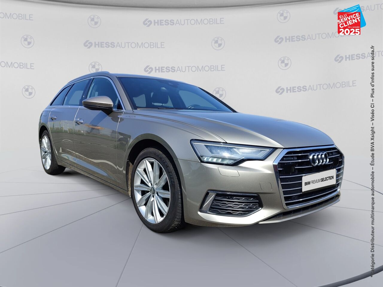 Véhicule d'occasion AUDI A6 AVANT 45 TDI 231CH AVUS QUATTRO TIPTRONIC SIEGE CHAUF CAMERA GPS ATTELAGE chez BMW Lons le Saunier