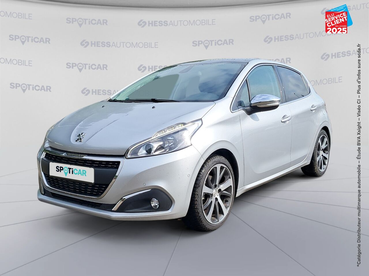 Véhicule d'occasion PEUGEOT 208 1.2 PURETECH 110CH FELINE SS EAT6 5CV 5P chez Renault Sélestat
