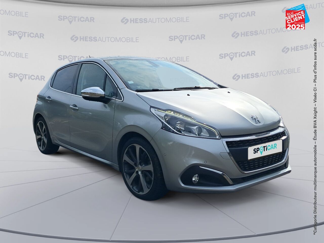 Véhicule d'occasion PEUGEOT 208 1.2 PURETECH 110CH FELINE SS EAT6 5CV 5P chez Renault Sélestat
