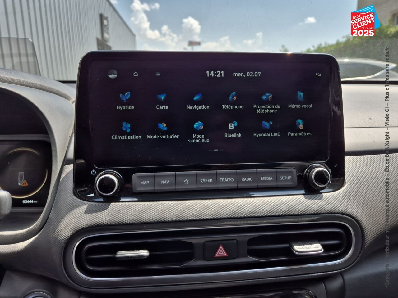 Véhicule d'occasion HYUNDAI KONA 1.6 GDI 141CH HYBRID EXECUTIVE DCT-6 chez Hyundai Epernay