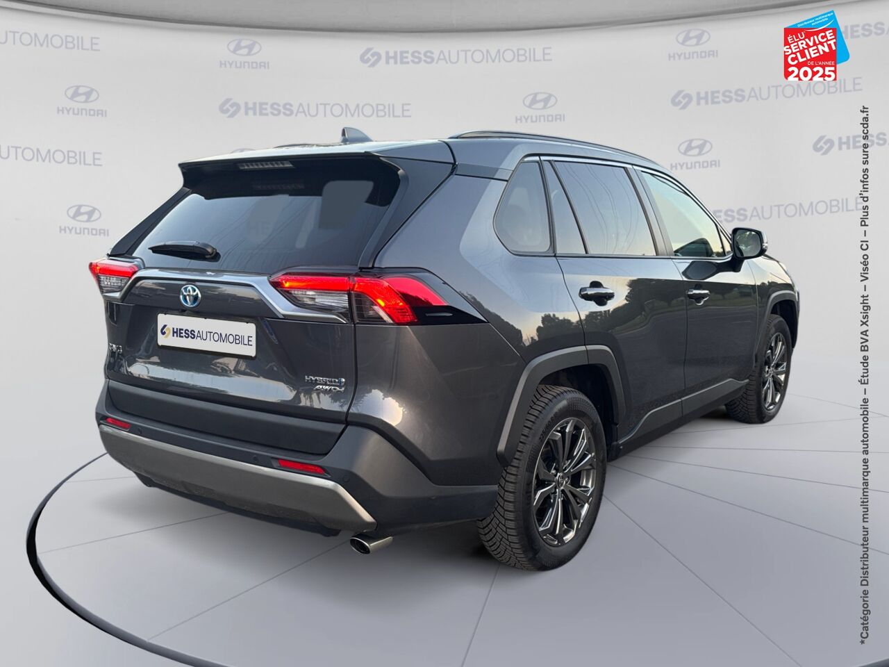 Véhicule d'occasion TOYOTA RAV4 2.5 HYBRIDE 222CH DYNAMIC AWD-I MY24 chez Toyota Sarreguemines
