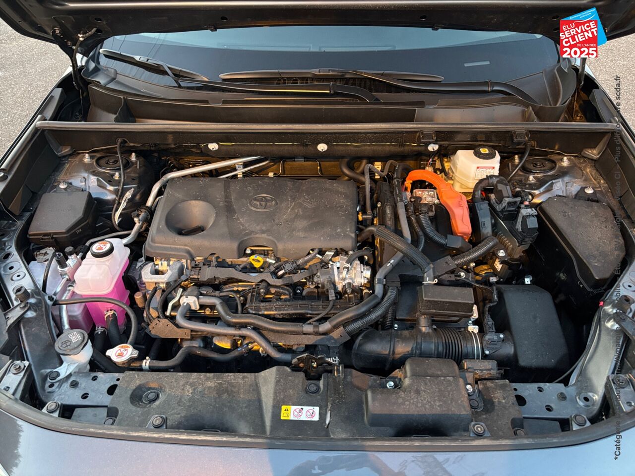Véhicule d'occasion TOYOTA RAV4 2.5 HYBRIDE 222CH DYNAMIC AWD-I MY24 chez Toyota Sarreguemines