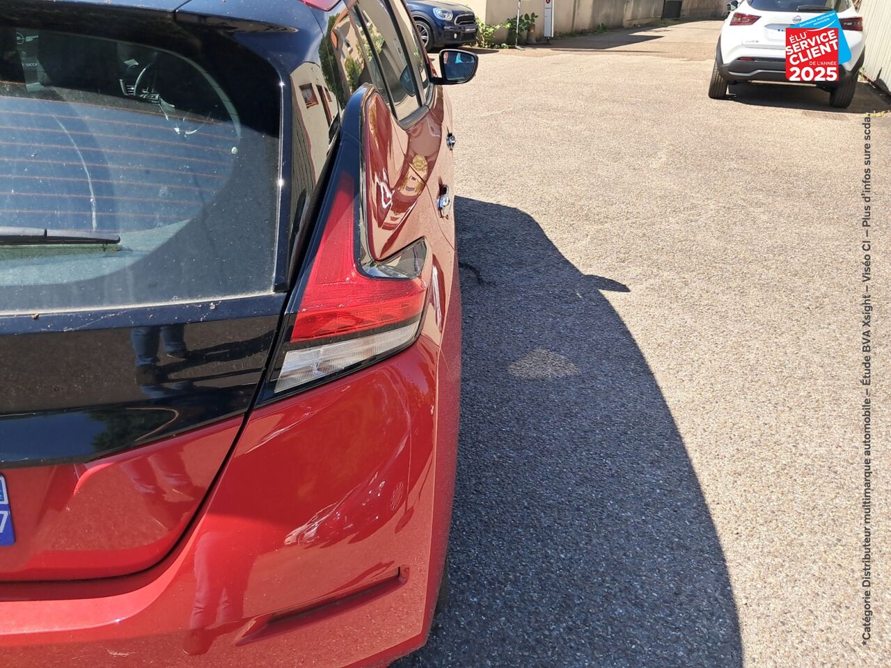 Véhicule d'occasion NISSAN LEAF 150CH 40KWH ACENTA 21.5 CAMERA chez Nissan Montbéliard