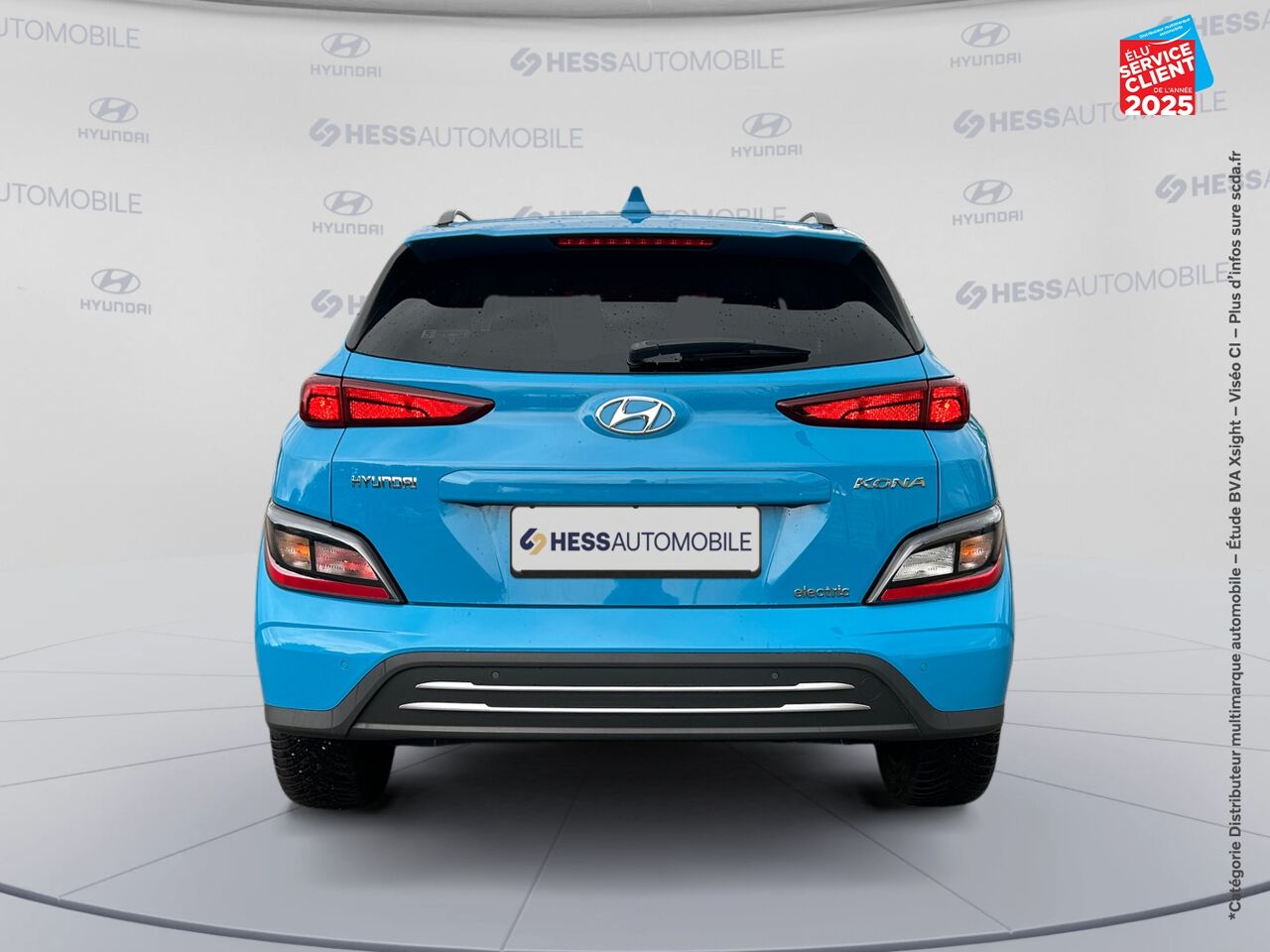 Véhicule d'occasion HYUNDAI KONA ELECTRIC 64KWH - 204CH INTUITIVE CAMERA CARPLAY chez HESS Automobile
