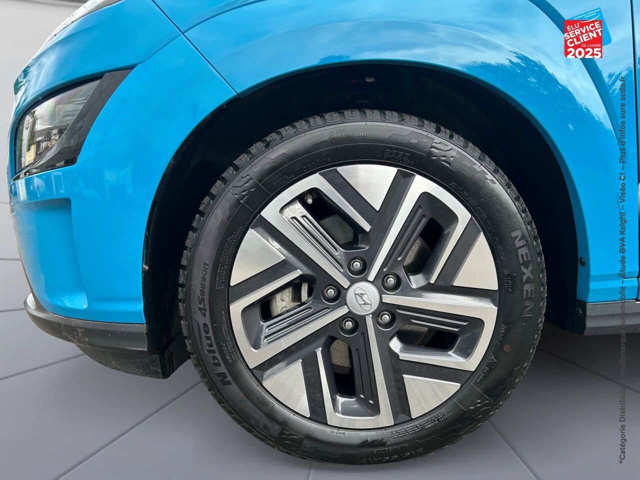 Véhicule d'occasion HYUNDAI KONA ELECTRIC 64KWH - 204CH INTUITIVE CAMERA CARPLAY chez HESS Automobile