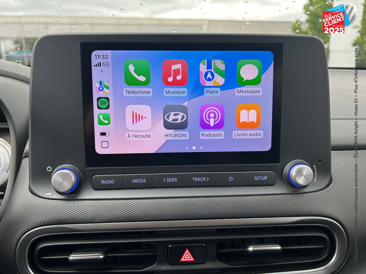 Véhicule d'occasion HYUNDAI KONA ELECTRIC 64KWH - 204CH INTUITIVE CAMERA CARPLAY chez HESS Automobile