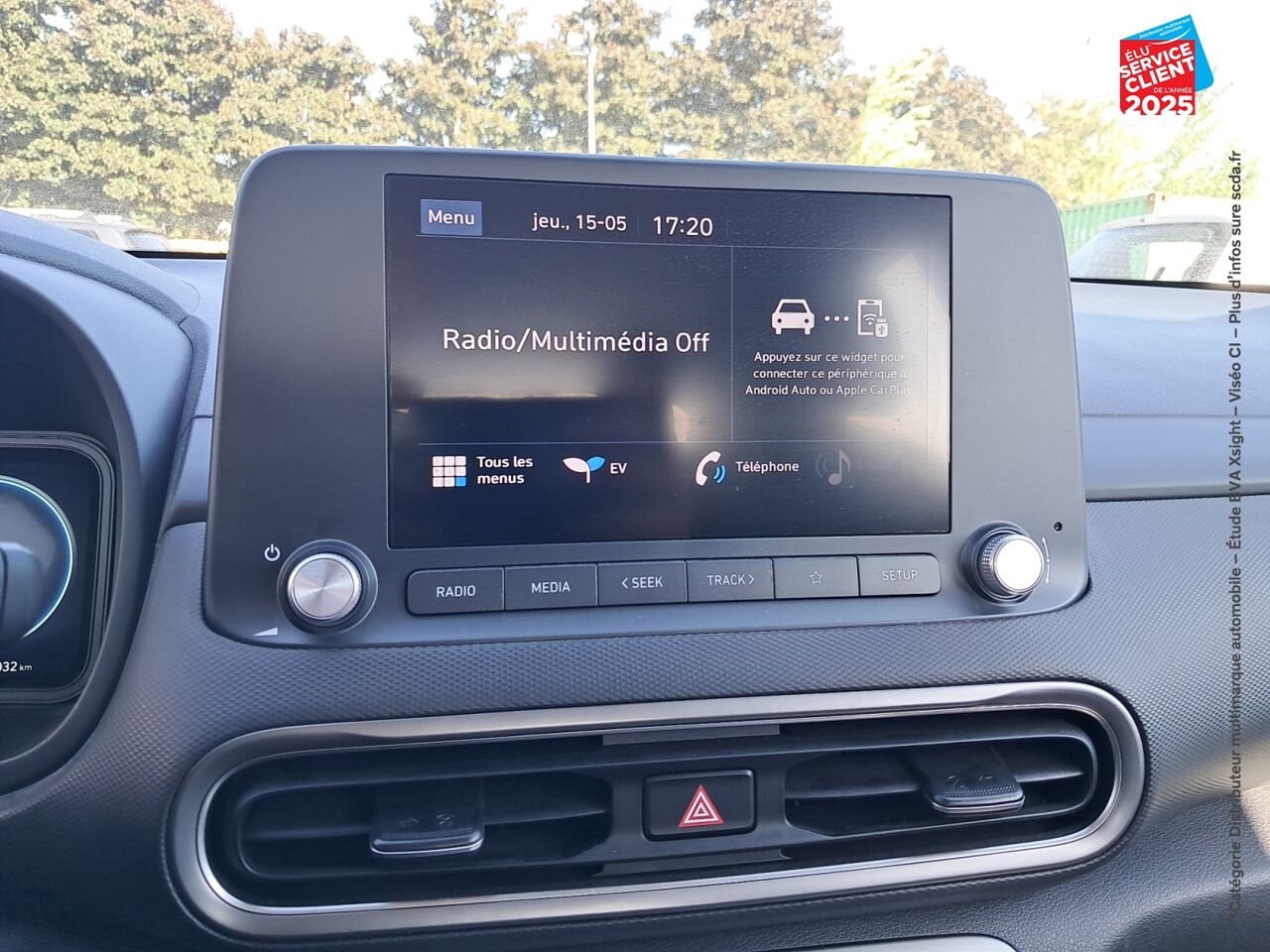 Véhicule d'occasion HYUNDAI KONA ELECTRIC 39KWH - 136CH INTUITIVE chez Hyundai Chalons