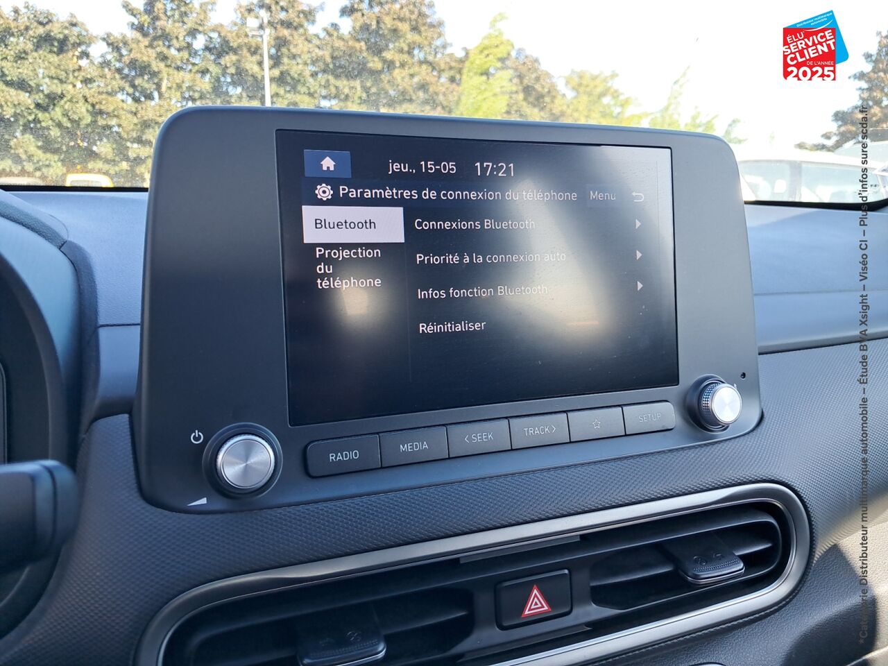 Véhicule d'occasion HYUNDAI KONA ELECTRIC 39KWH - 136CH INTUITIVE chez Hyundai Chalons