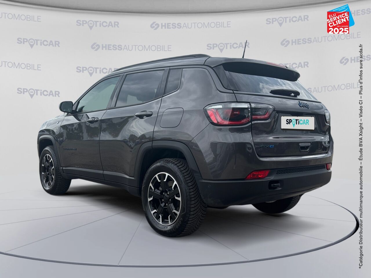 Véhicule d'occasion JEEP COMPASS 1.3 GSE T4 240CH TRAILHAWK 4XE PHEV AT6 chez Toyota Thionville