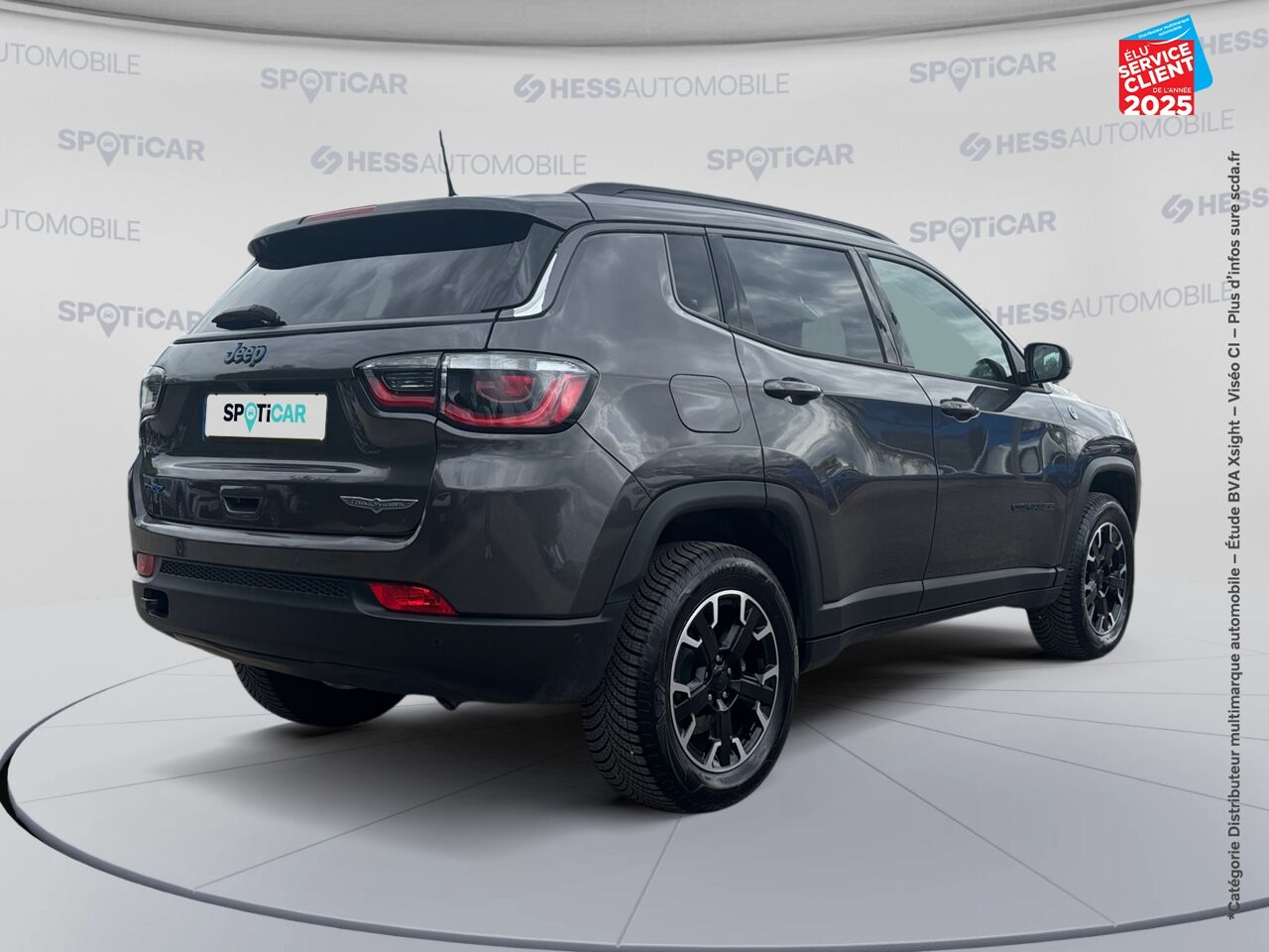 Véhicule d'occasion JEEP COMPASS 1.3 GSE T4 240CH TRAILHAWK 4XE PHEV AT6 chez Toyota Thionville