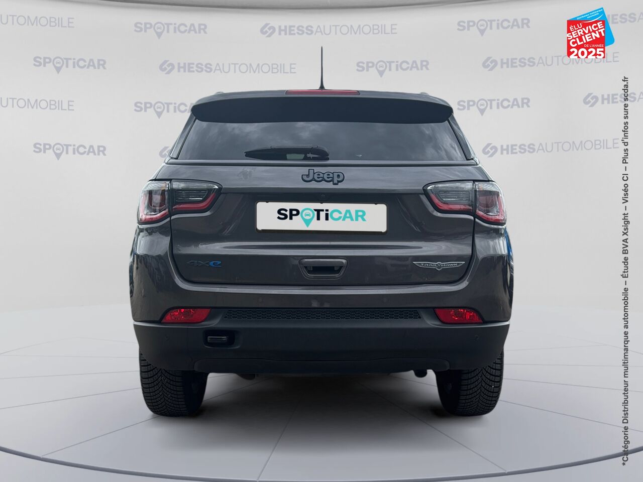 Véhicule d'occasion JEEP COMPASS 1.3 GSE T4 240CH TRAILHAWK 4XE PHEV AT6 chez Toyota Thionville
