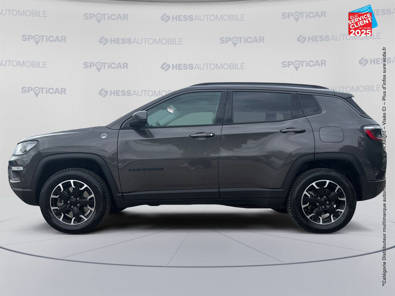 Véhicule d'occasion JEEP COMPASS 1.3 GSE T4 240CH TRAILHAWK 4XE PHEV AT6 chez Toyota Thionville