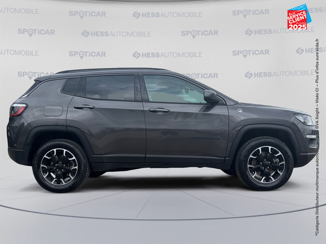 Véhicule d'occasion JEEP COMPASS 1.3 GSE T4 240CH TRAILHAWK 4XE PHEV AT6 chez Toyota Thionville