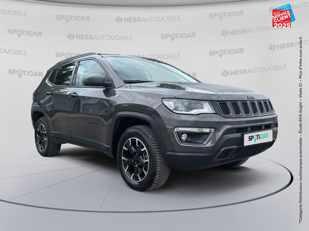 Véhicule d'occasion JEEP COMPASS 1.3 GSE T4 240CH TRAILHAWK 4XE PHEV AT6 chez Toyota Thionville