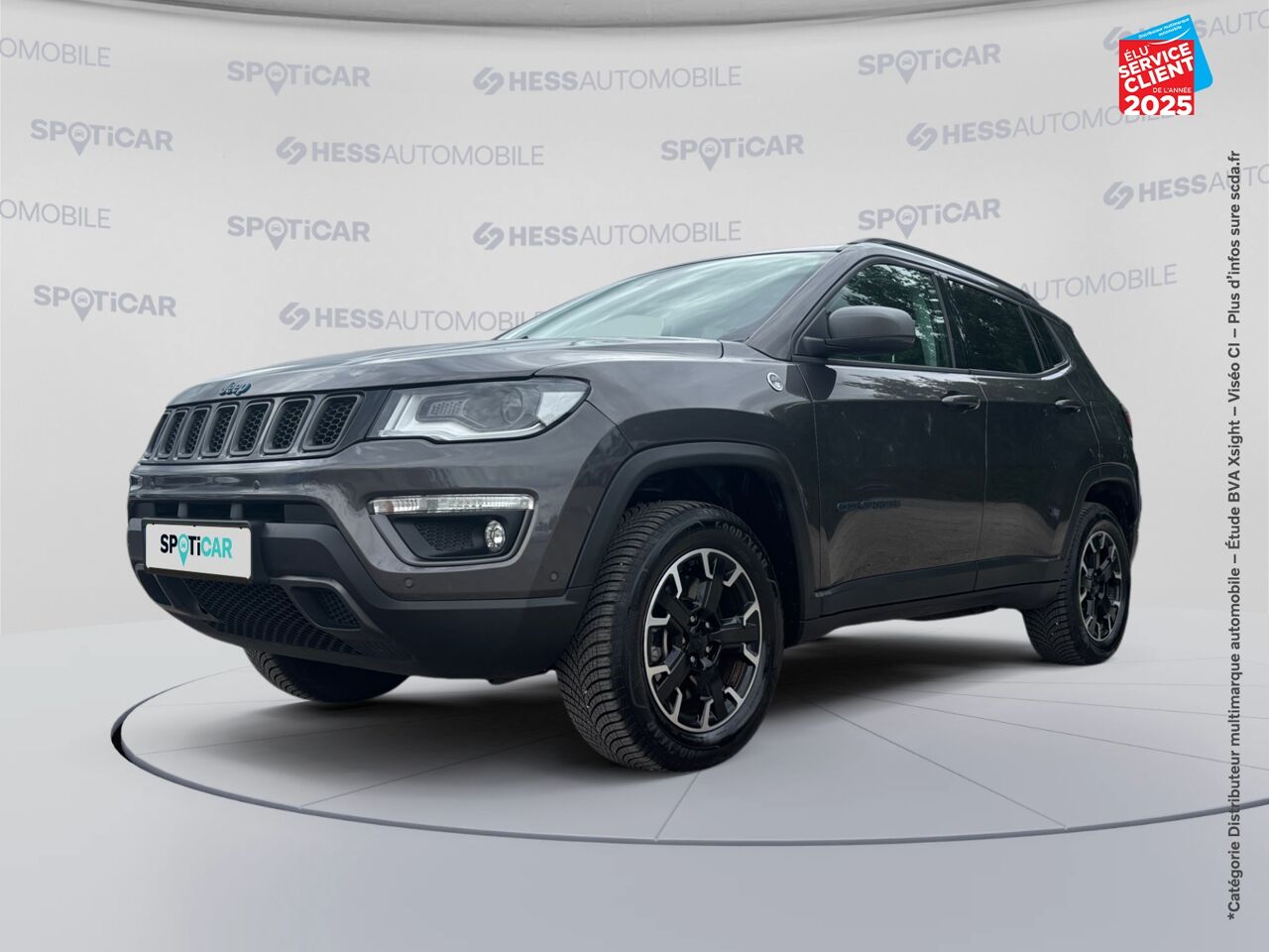 Véhicule d'occasion JEEP COMPASS 1.3 GSE T4 240CH TRAILHAWK 4XE PHEV AT6 chez Toyota Thionville