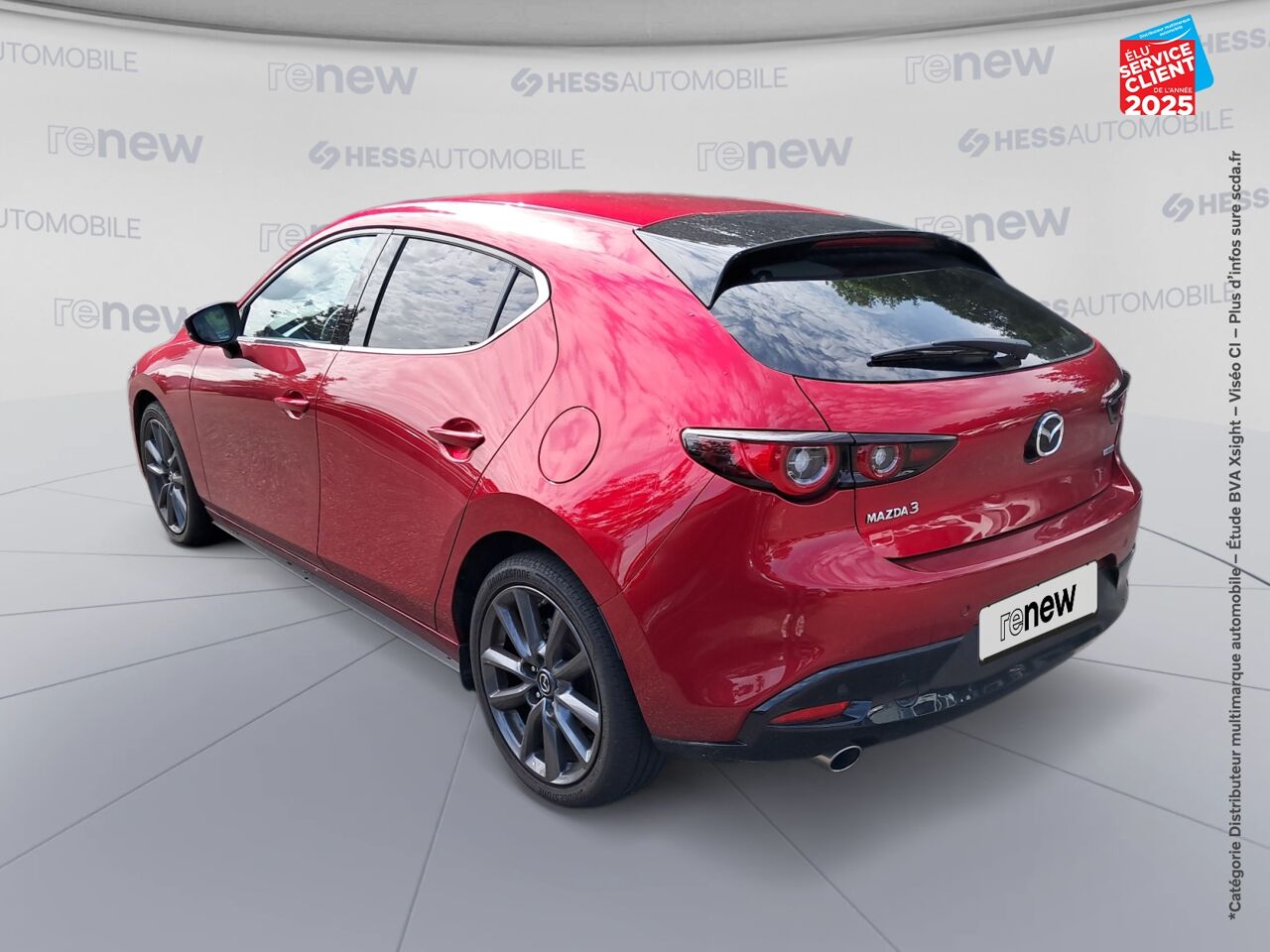 Véhicule d'occasion MAZDA MAZDA 3 2.0 E-SKYACTIV-G M-HYBRID 150CH EXCLUSIVE LINE 2024 chez Toyota Bar le Duc