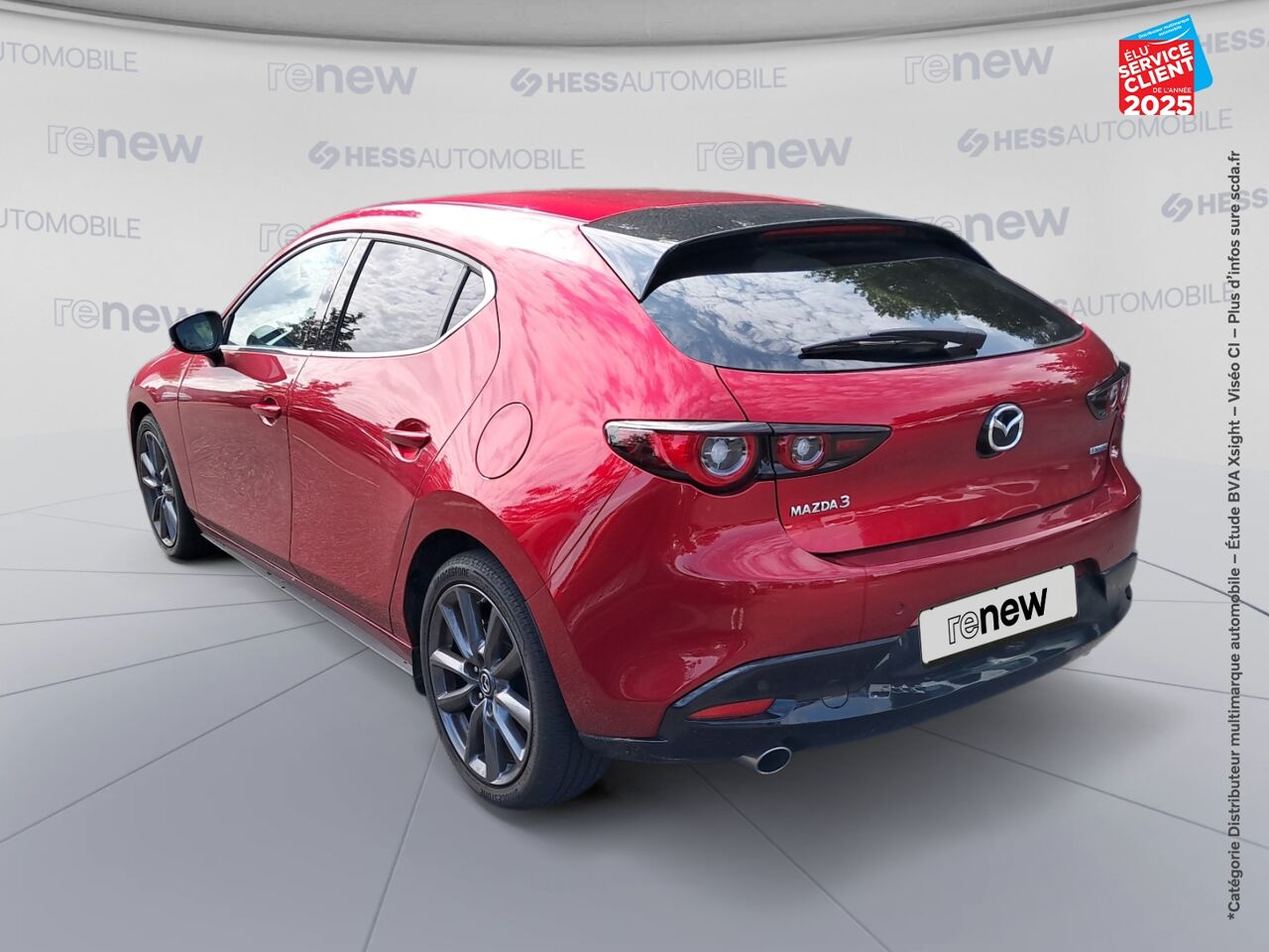 Véhicule d'occasion MAZDA MAZDA 3 2.0 E-SKYACTIV-G M-HYBRID 150CH EXCLUSIVE LINE 2024 chez Toyota Bar le Duc