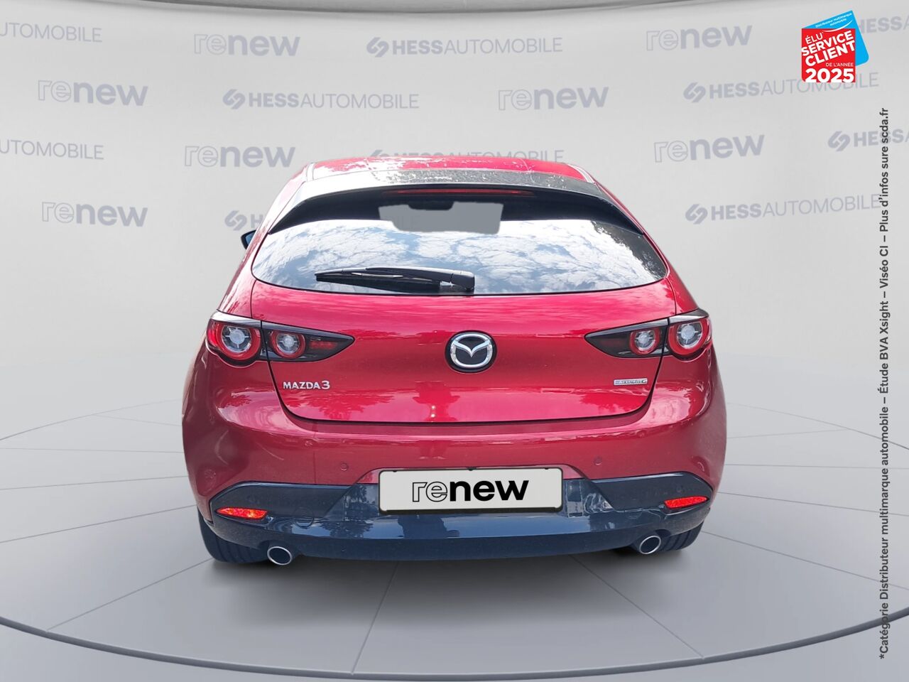 Véhicule d'occasion MAZDA MAZDA 3 2.0 E-SKYACTIV-G M-HYBRID 150CH EXCLUSIVE LINE 2024 chez Toyota Bar le Duc