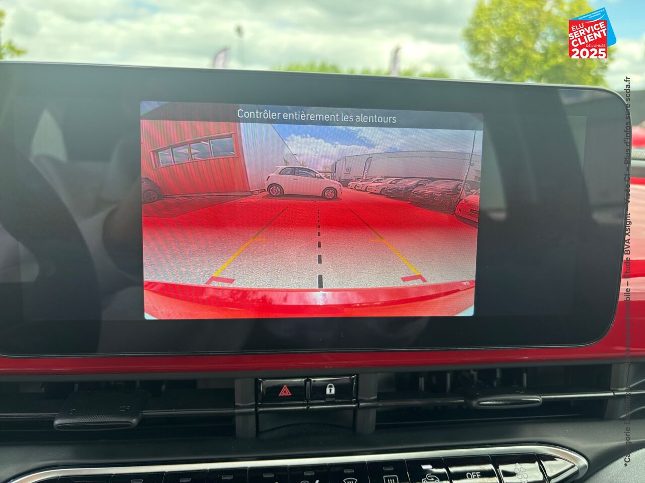 Véhicule d'occasion FIAT 500 E 95CH RED MY23 CAMERA GPS chez Toyota Verdun