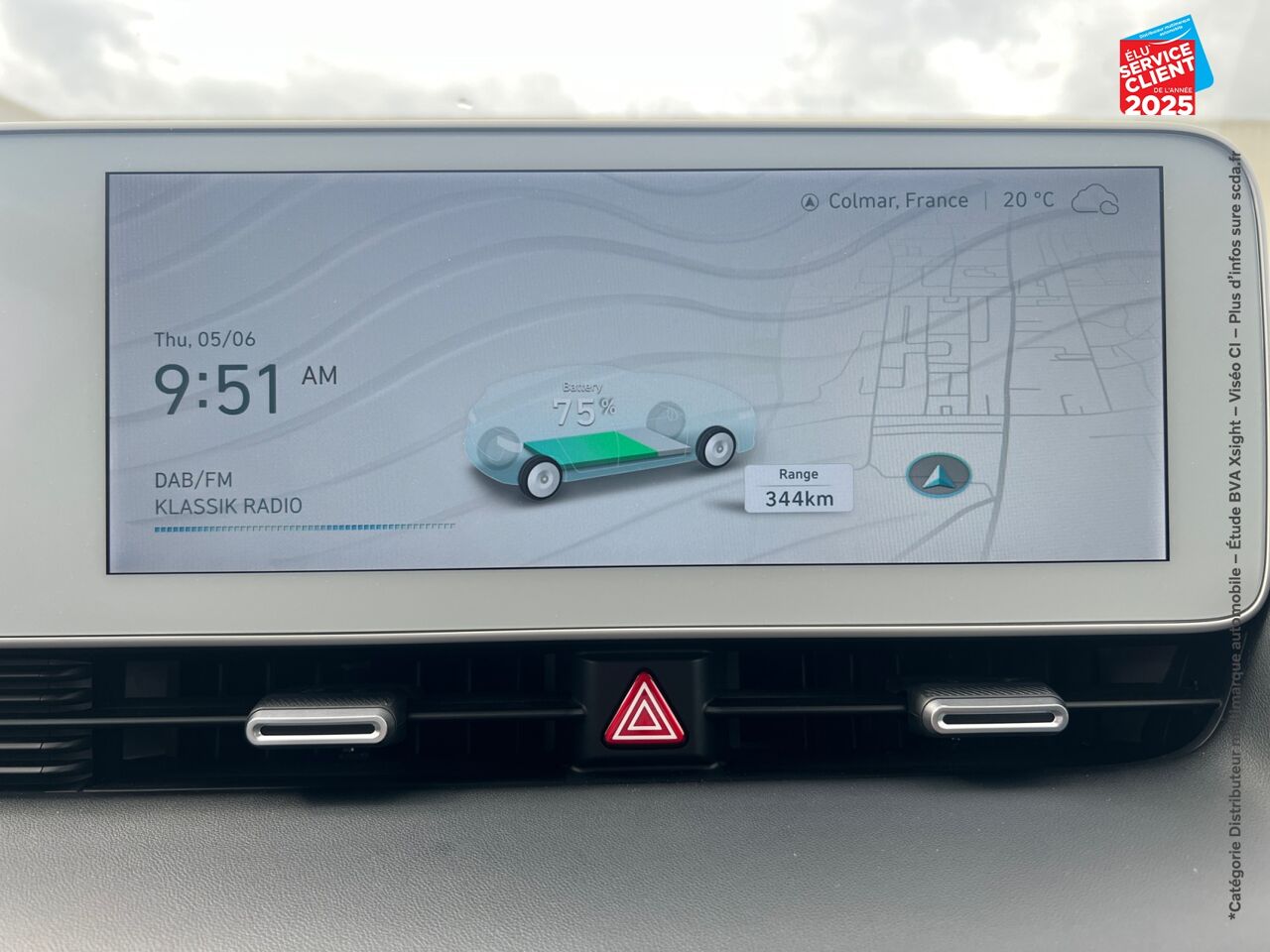 Véhicule d'occasion HYUNDAI IONIQ 5 77 KWH - 229CH INTUITIVE GPS CAMERA chez Renault Colmar