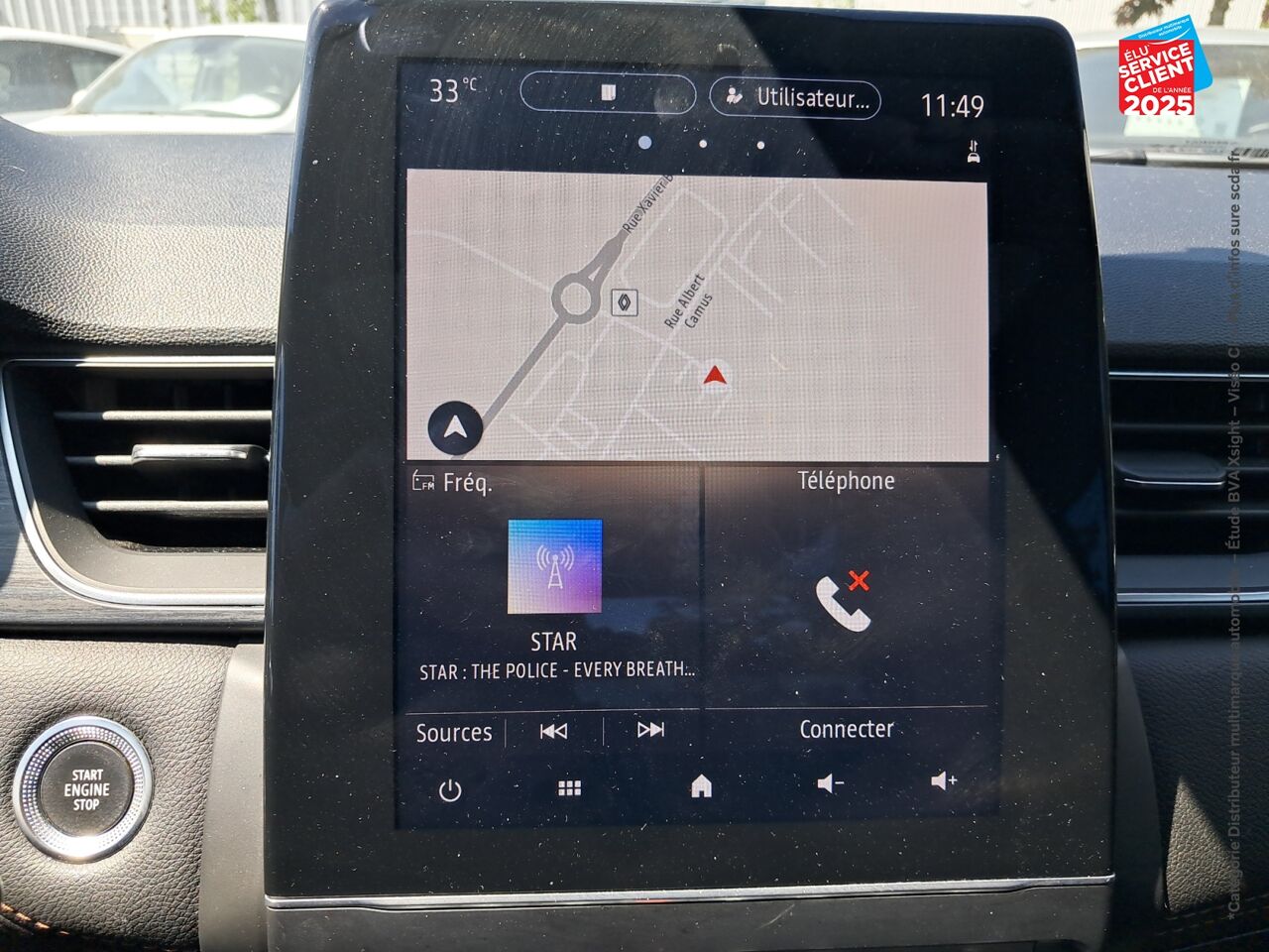 Véhicule d'occasion RENAULT CAPTUR 1.3 TCE 160CH FAP INITIALE PARIS EDC -21 SIEGES CHAUF/CUIR GPS CAMERA chez Dacia Mulhouse