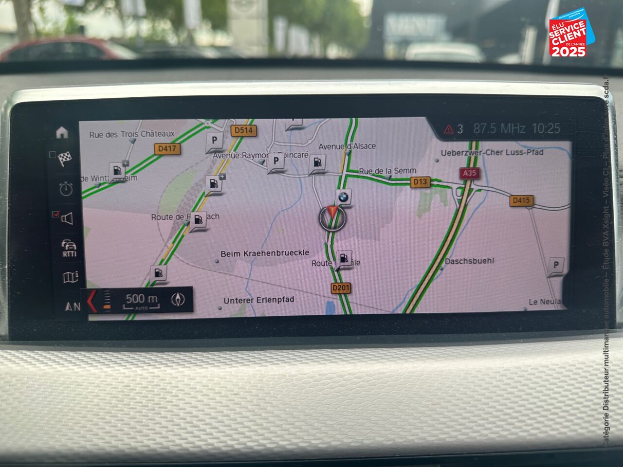 Véhicule d'occasion BMW X1 SDRIVE18IA 136CH M SPORT DKG7 TOUVRANT CUIR SIEGES CHAUFF GPS CAMERA chez MINI Colmar