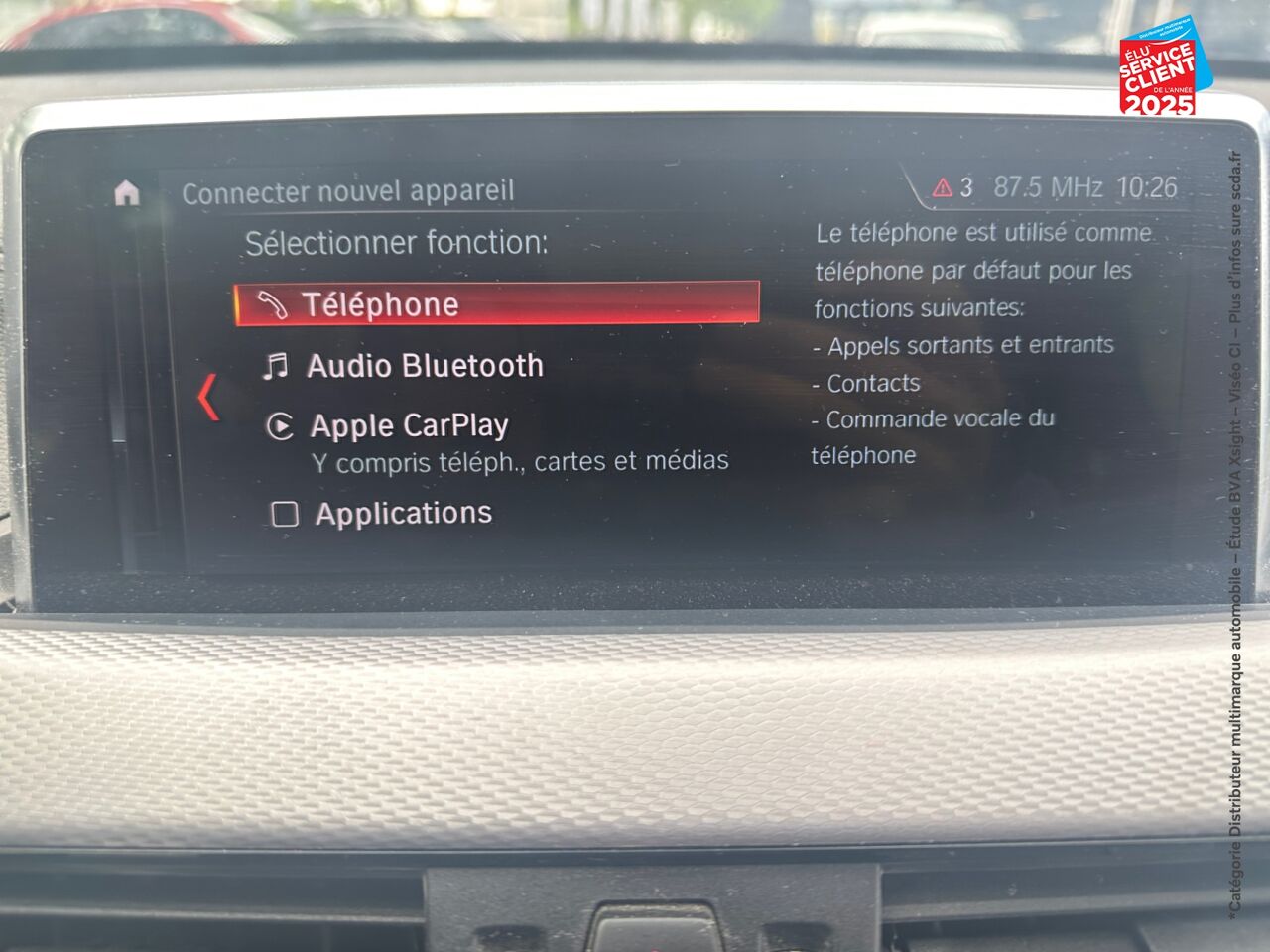 Véhicule d'occasion BMW X1 SDRIVE18IA 136CH M SPORT DKG7 TOUVRANT CUIR SIEGES CHAUFF GPS CAMERA chez MINI Colmar
