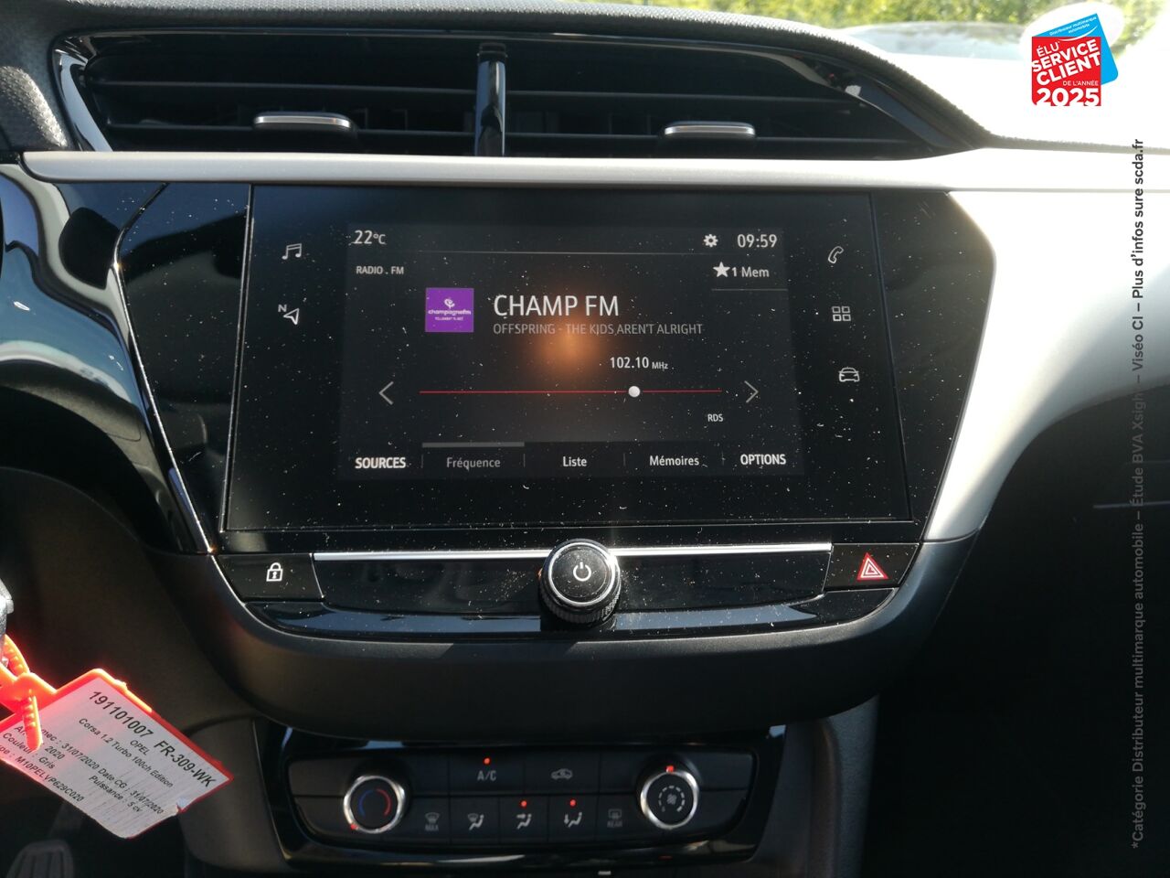 Véhicule d'occasion OPEL CORSA 1.2 TURBO 100CH EDITION RADAR AR CARPLAY chez Renault Colmar