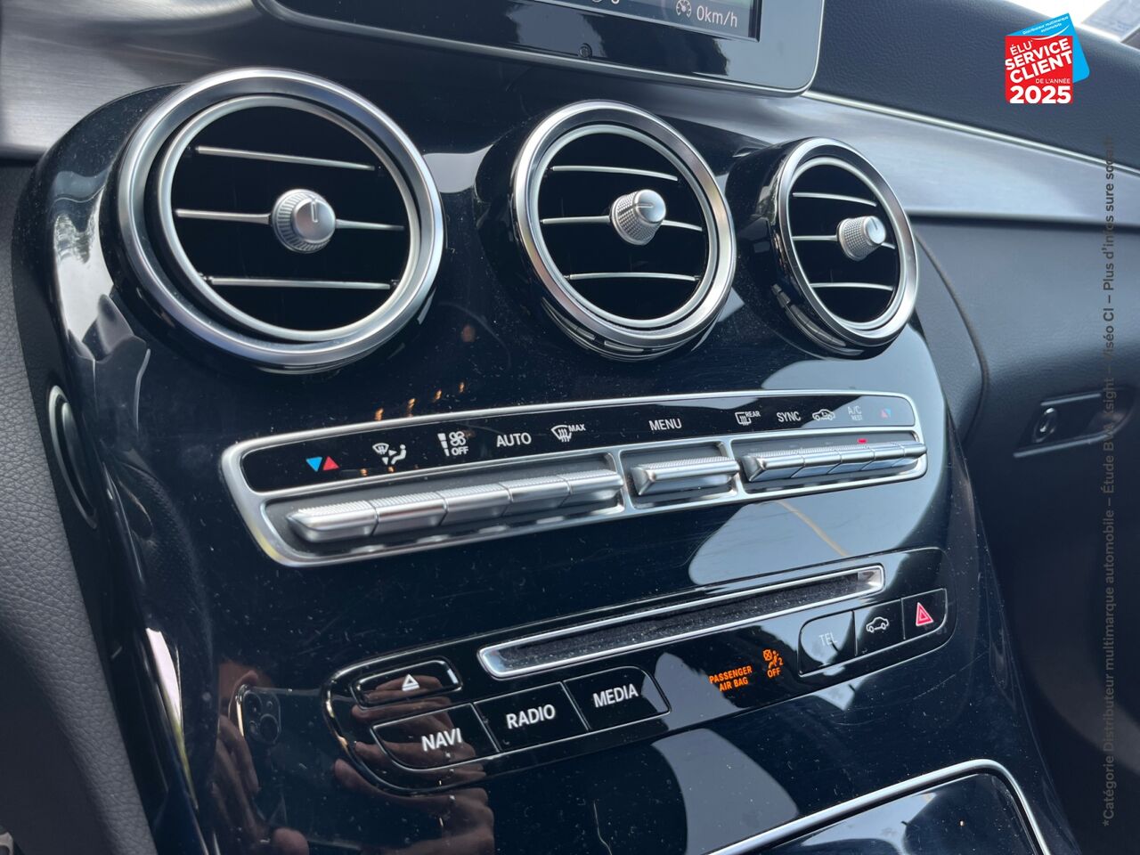 Véhicule d'occasion MERCEDES-BENZ CLASSE C BREAK 250 D SPORTLINE 4MATIC 9G-TRONIC SIEGES CHAUF/CUIR GPS CAMERA chez BMW Belfort