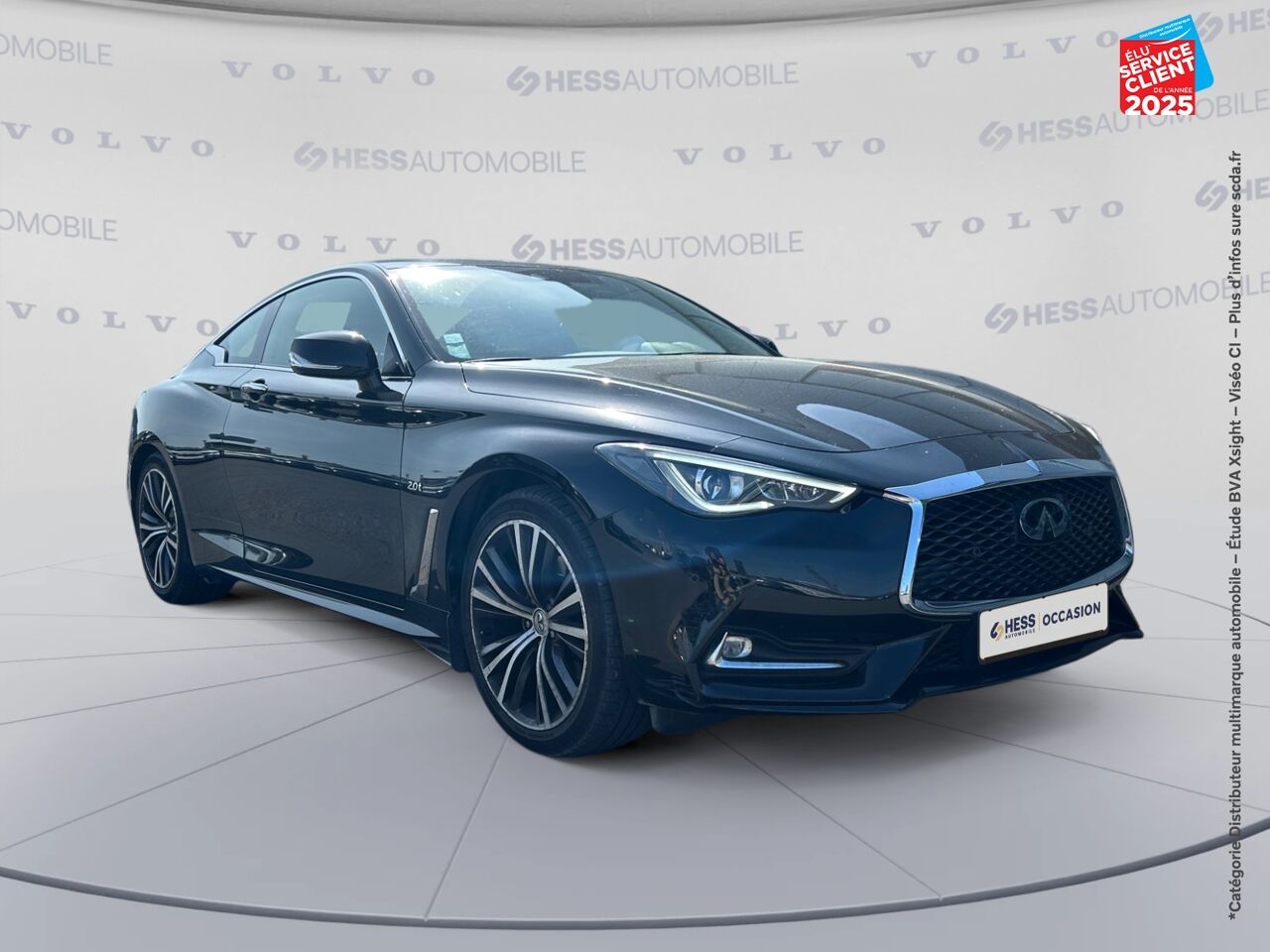 Véhicule d'occasion INFINITI Q60 COUPE 2.0T 211CH PREMIUM SIEGE CHAUF CAMERA GPS chez Renault Colmar