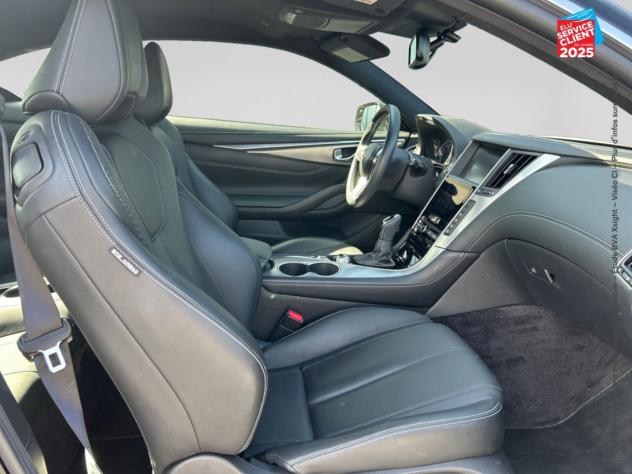 Véhicule d'occasion INFINITI Q60 COUPE 2.0T 211CH PREMIUM SIEGE CHAUF CAMERA GPS chez Renault Colmar