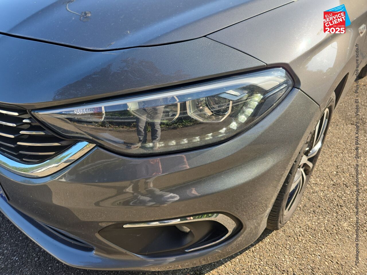 Véhicule d'occasion FIAT TIPO 1.4 95CH S/S LOUNGE MY19 5P CAMERA GPS chez Hyundai Chalons