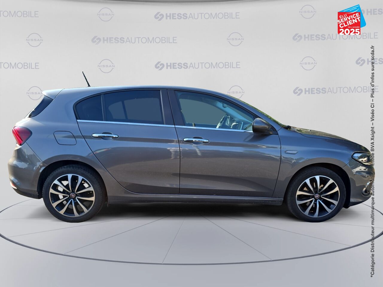 Véhicule d'occasion FIAT TIPO 1.4 95CH S/S LOUNGE MY19 5P CAMERA GPS chez Hyundai Chalons