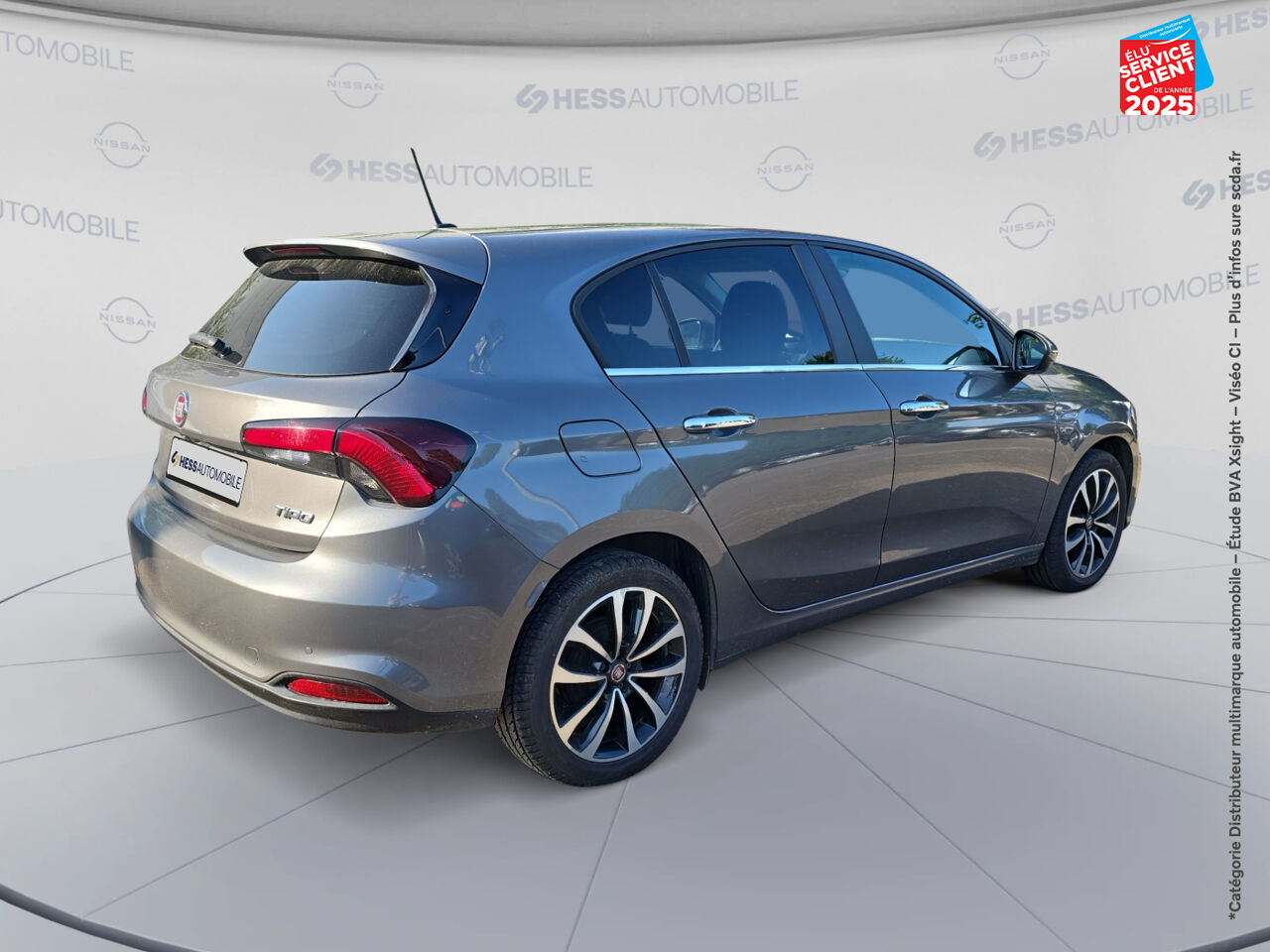 Véhicule d'occasion FIAT TIPO 1.4 95CH S/S LOUNGE MY19 5P CAMERA GPS chez Hyundai Chalons