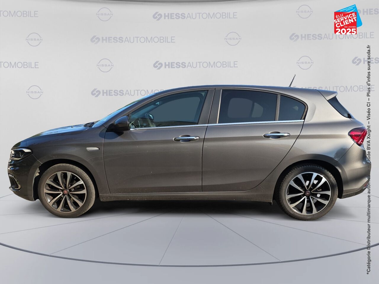 Véhicule d'occasion FIAT TIPO 1.4 95CH S/S LOUNGE MY19 5P CAMERA GPS chez Hyundai Chalons